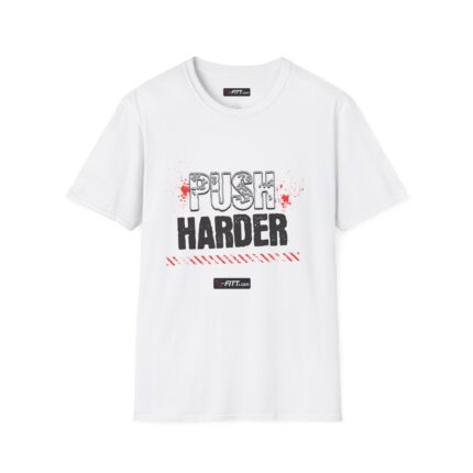Unisex Motivational Workout T-Shirt | Push Harder