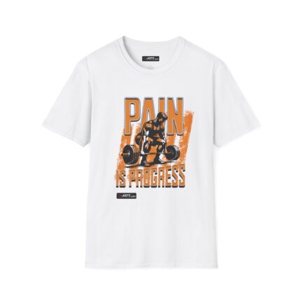 Unisex Motivational Workout T-Shirt | Pain Is Progress