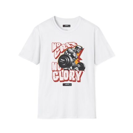 Unisex Motivational Workout T-Shirt | No Grit No Glory