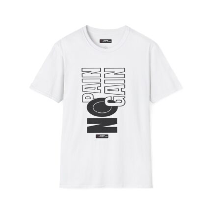 Unisex Motivational Workout T-Shirt | No Pain No Gain