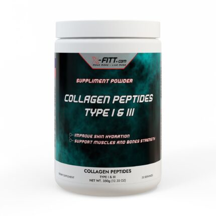 Collagen Peptides Type I & III Supplement (350g, 12.3oz)