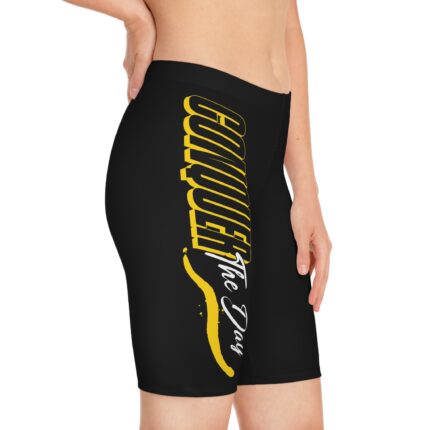 Women's Bike And Fitness Shorts / Conquer The Day