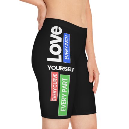 Women's Bike And Fitness Shorts / Love Yourself