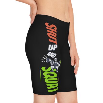 Women's Bike And Fitness Shorts / Shut Up And Squat