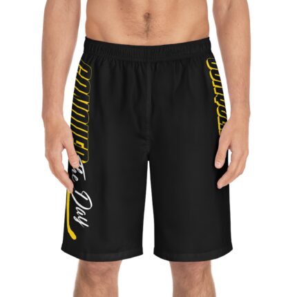 Motivational Fitness Board Shorts / Conquer The Day