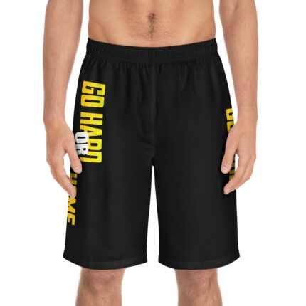 Motivational Fitness Board Shorts / Go Hard Or Go Home