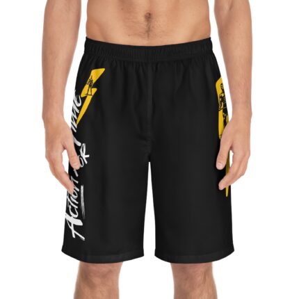 Motivational Fitness Board Shorts / Time For Action