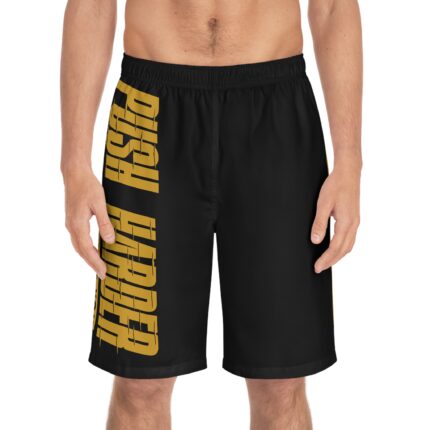 Motivational Fitness Board Shorts / Push Harder Your Only Limit Is You