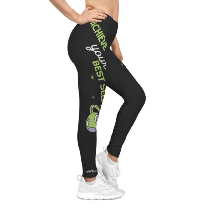 Motivational Women's Casual Leggings / Achieve Your Best Self