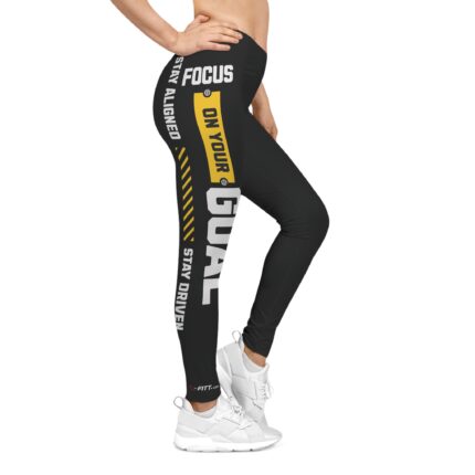 Motivational Women's Casual Leggings / Focus On Your Goal