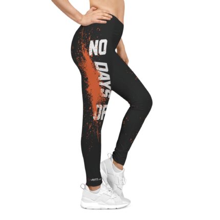 Motivational Women's Casual Leggings / No Days Off