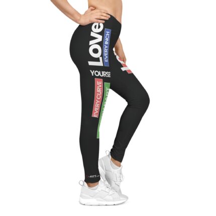Motivational Women's Casual Leggings / Lift Not Leave