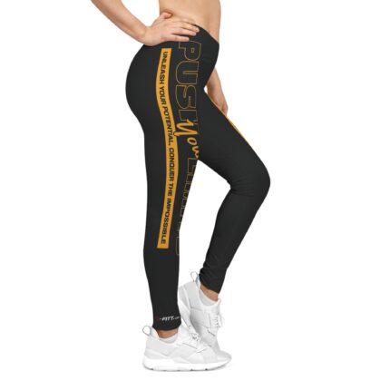 Motivational Women's Casual Leggings / Push Your Limits