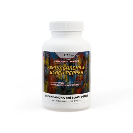 Ashwagandha and Black Pepper Supplement (60 capsules)