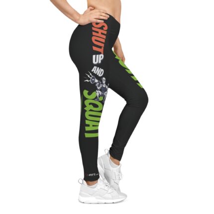 Motivational Women's Casual Leggings / Shut Up And Squat