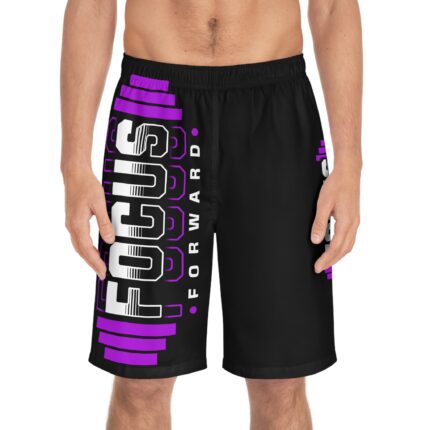Motivational Fitness Board Shorts / Focus Forward