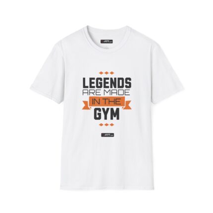 Unisex Motivational Workout T-Shirt | Legends Are Made In The Gym
