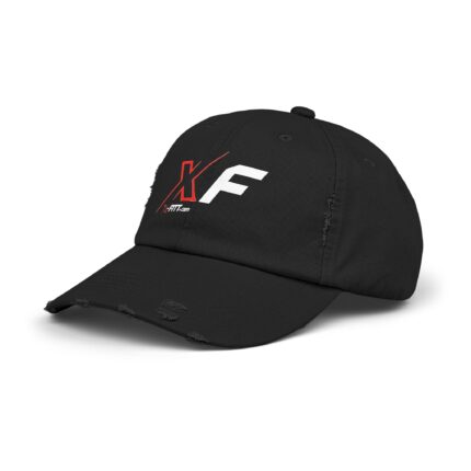 Unisex Distressed Cap / X-Fitt 1W Logo