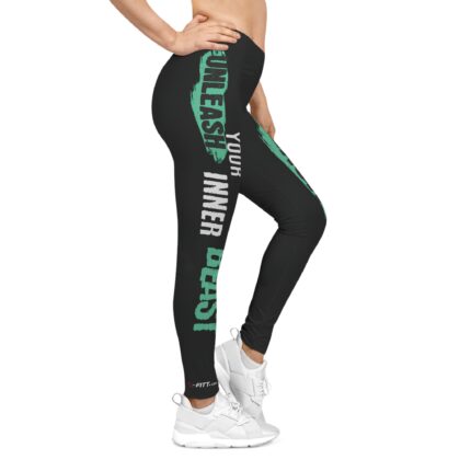 Motivational Women's Casual Leggings / Unleash Your Inner Beast